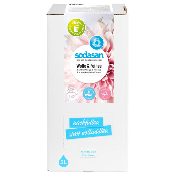 Detergent lichid pentru lana si rufe delicate Bag-in-Box 2