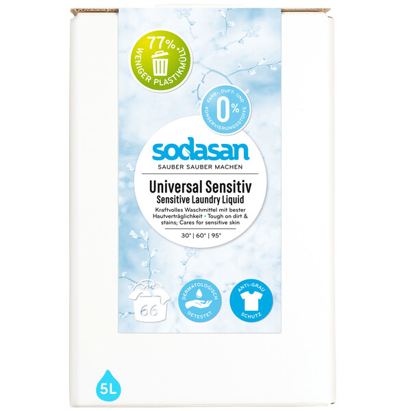 Detergent lichid bio universal sensitiv Bag-in-Box