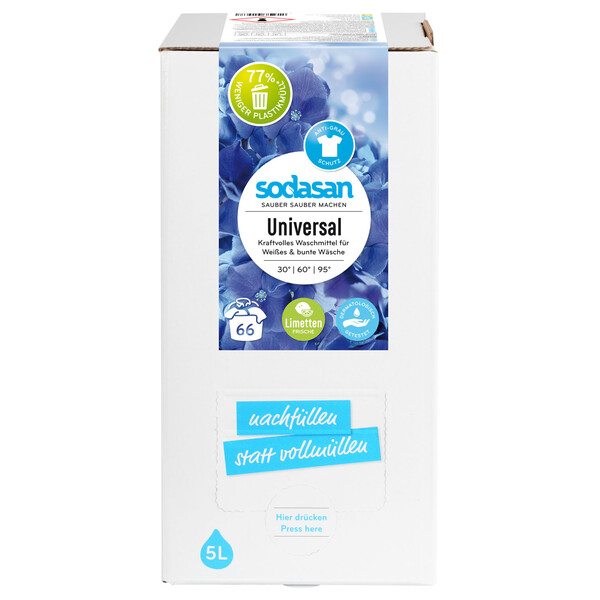 Detergent lichid universal cu limeta Bag-in-Box